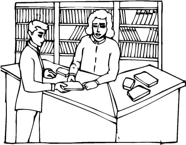 Dibujo gratuito Biblioteca #191386 de la coleccion Edificios y Arquitectura para imprimir
