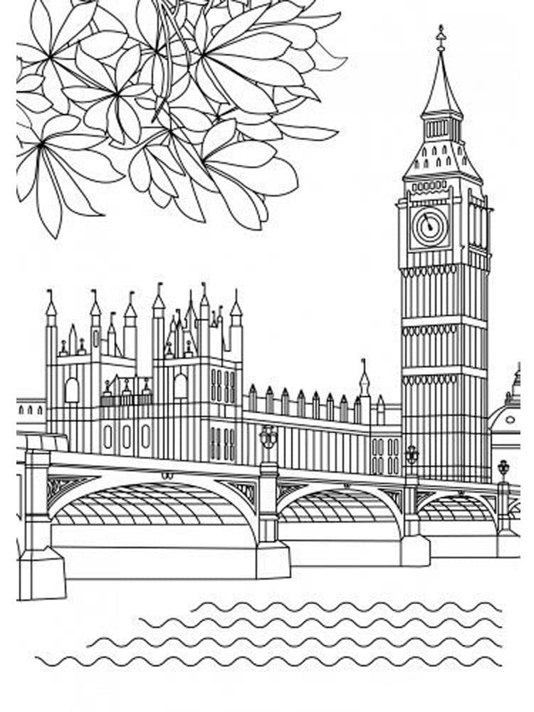 Dibujo gratuito Big Ben #184898 de la coleccion Edificios y Arquitectura para imprimir