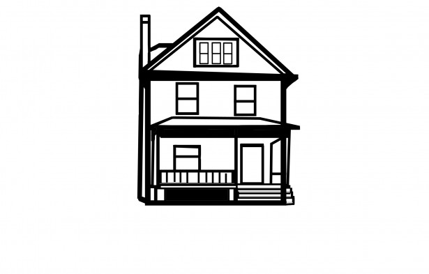 Dibujo para colorear: Casa (Edificios y Arquitectura) #66464 - Dibujos para Colorear e Imprimir Gratis