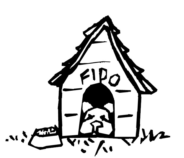 Dibujo para colorear: Caseta de Perro (Edificios y Arquitectura) #62352 - Dibujos para Colorear e Imprimir Gratis