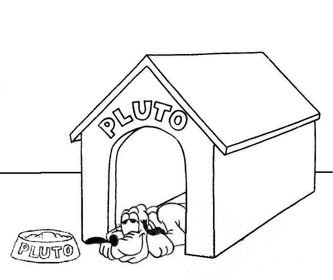 Dibujo para colorear: Caseta del perro (Edificios y Arquitectura) #62339 - Dibujos para Colorear e Imprimir Gratis