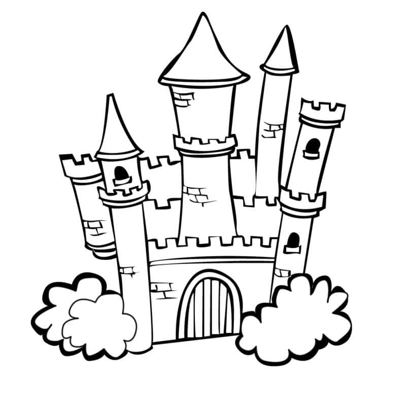Dibujo gratuito Castillo #177433 de la coleccion Edificios y Arquitectura para imprimir
