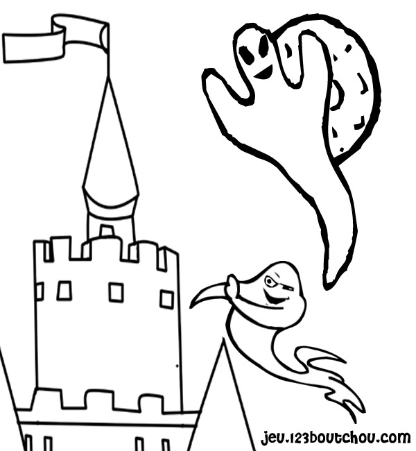 Dibujo para colorear: Castillo (Edificios y Arquitectura) #62136 - Dibujos para Colorear e Imprimir Gratis