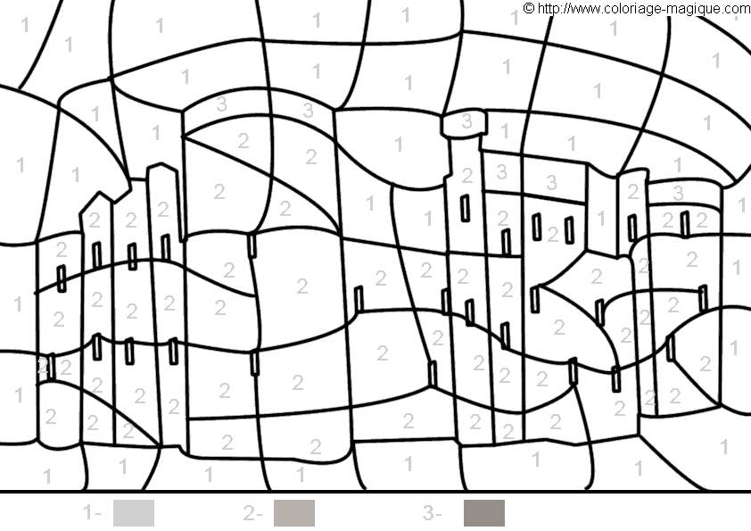 Dibujo para colorear: Castillo (Edificios y Arquitectura) #62232 - Dibujos para Colorear e Imprimir Gratis