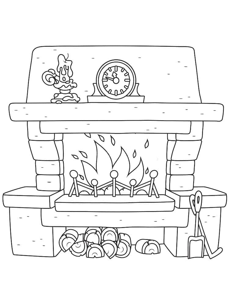 Dibujo gratuito Chimenea #217156 de la coleccion Edificios y Arquitectura para imprimir