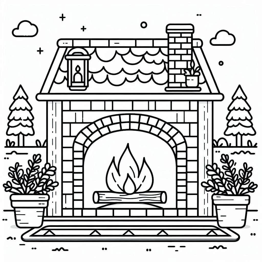 Dibujo gratuito Chimenea #217188 de la coleccion Edificios y Arquitectura para imprimir Dibujo gratuito Chimenea #217188 de la coleccion Edificios y Arquitectura para imprimir