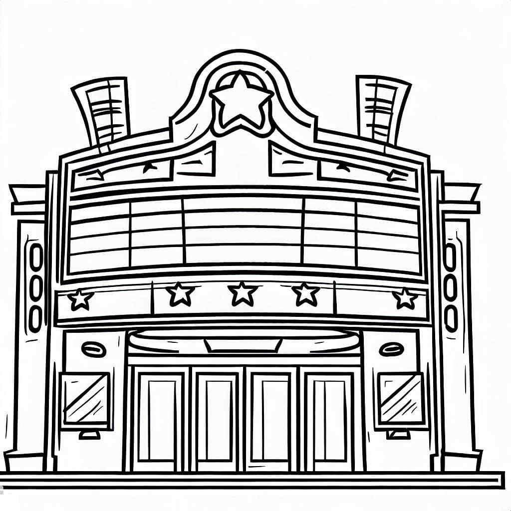 Dibujo gratuito Cine #188675 de la coleccion Edificios y Arquitectura para imprimir Dibujo gratuito Cine #188675 de la coleccion Edificios y Arquitectura para imprimir