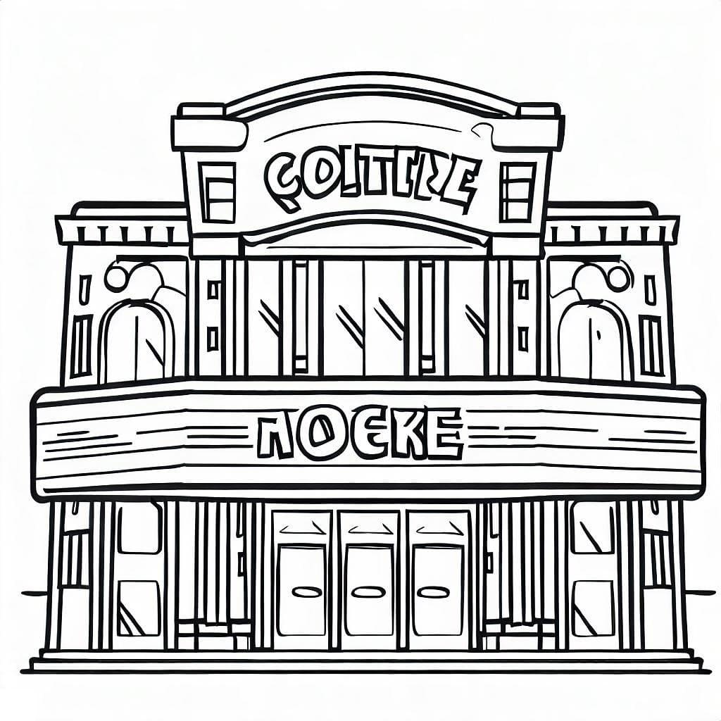 Dibujo gratuito Cine #188678 de la coleccion Edificios y Arquitectura para imprimir