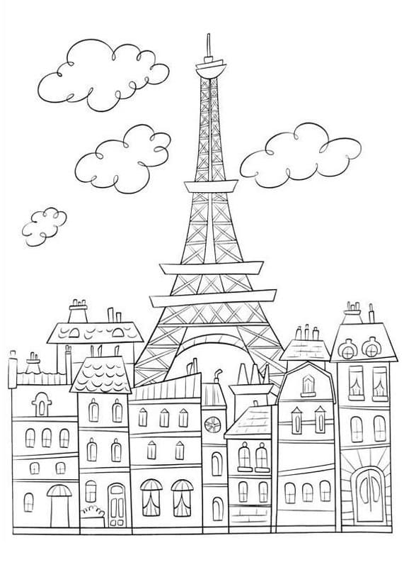 Dibujo gratuito Ciudad #200585 de la coleccion Edificios y Arquitectura para imprimir