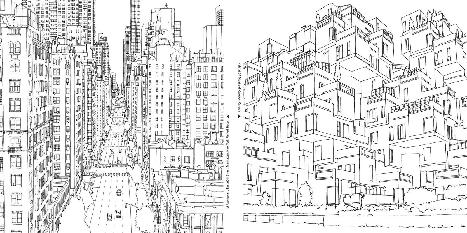 Dibujo para colorear: Ciudad (Edificios y Arquitectura) #64910 - Dibujos para Colorear e Imprimir Gratis