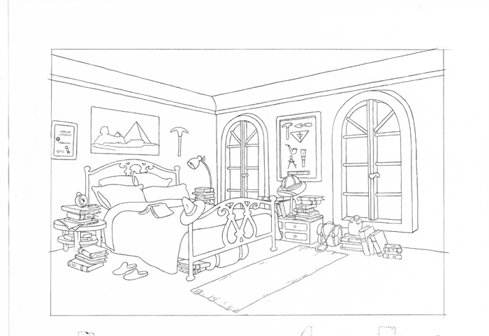 Dibujo gratuito Dormitorio #63414 de la coleccion Edificios y Arquitectura para imprimir Dibujo gratuito Dormitorio #63414 de la coleccion Edificios y Arquitectura para imprimir