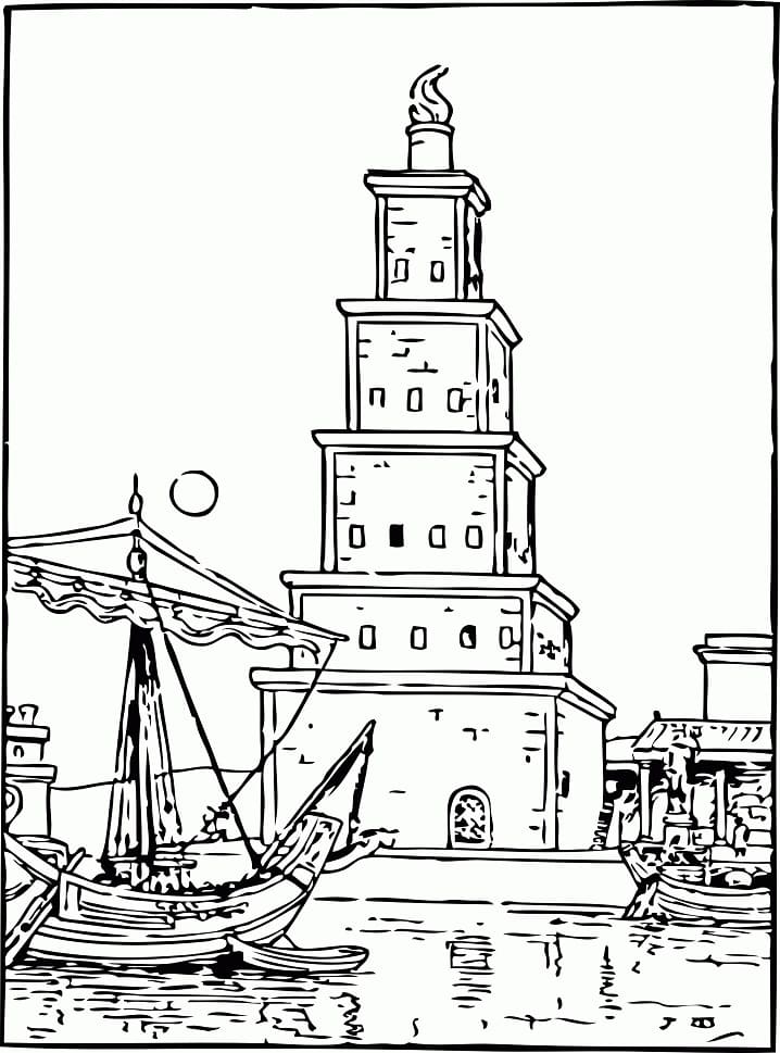 Dibujo gratuito Faro #188028 de la coleccion Edificios y Arquitectura para imprimir