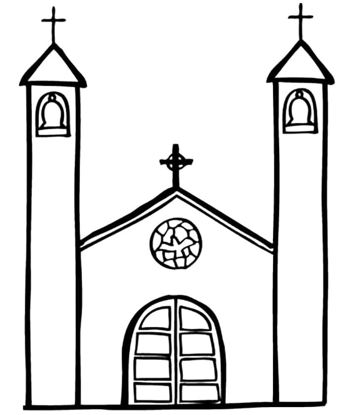 Dibujo gratuito Iglesia #189042 de la coleccion Edificios y Arquitectura para imprimir