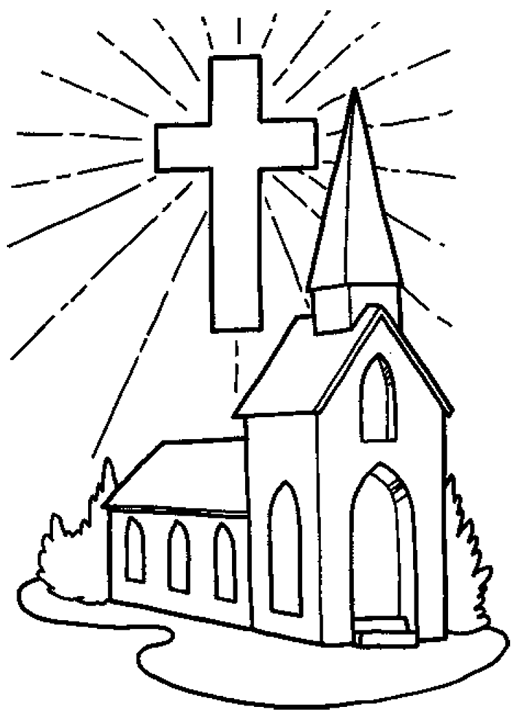 Dibujos de Iglesia #64313 (Edificios y Arquitectura) para colorear –  Páginas imprimibles gratis