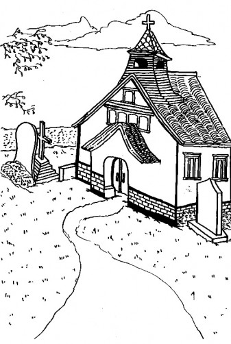 Dibujo para colorear: Iglesia (Edificios y Arquitectura) #64418 - Dibujos para Colorear e Imprimir Gratis