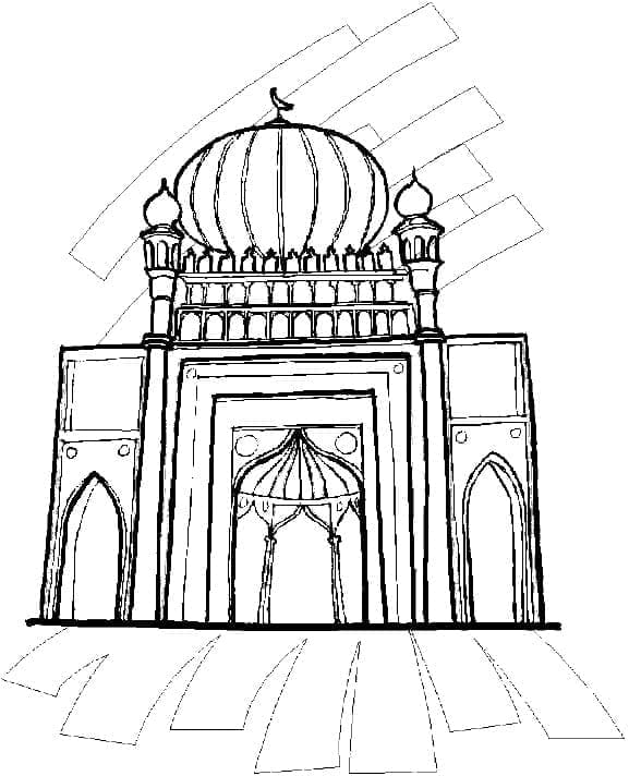 Dibujo gratuito Mezquita #218424 de la coleccion Edificios y Arquitectura para imprimir Dibujo gratuito Mezquita #218424 de la coleccion Edificios y Arquitectura para imprimir
