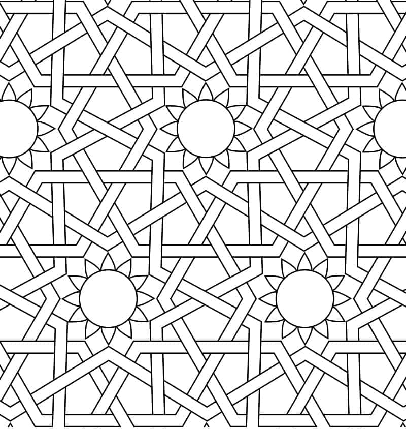 Dibujo gratuito Mosaico #203641 de la coleccion Edificios y Arquitectura para imprimir