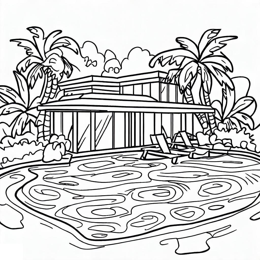 Dibujo gratuito Piscina #186037 de la coleccion Edificios y Arquitectura para imprimir Dibujo gratuito Piscina #186037 de la coleccion Edificios y Arquitectura para imprimir