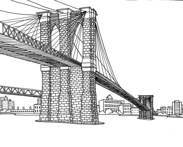 Dibujos de Puente #62951 (Edificios y Arquitectura) para colorear – Páginas  imprimibles gratis