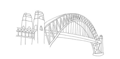 Dibujo para colorear: Puente (Edificios y Arquitectura) #62978 - Dibujos para Colorear e Imprimir Gratis