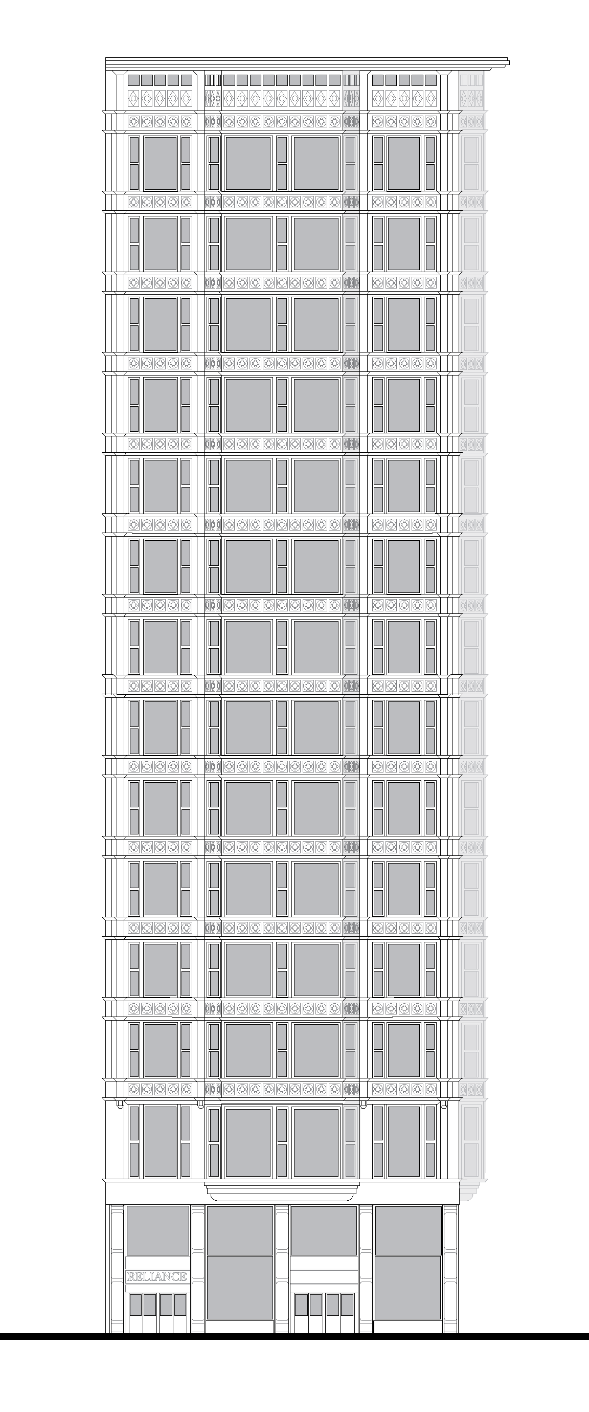 Dibujo para colorear: Rascacielos (Edificios y Arquitectura) #65948 - Dibujos para Colorear e Imprimir Gratis