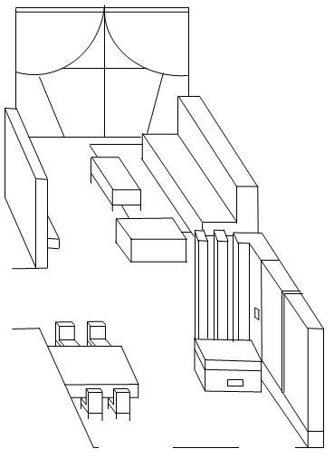 Dibujo gratuito Sala de Estar #63032 de la coleccion Edificios y Arquitectura para imprimir