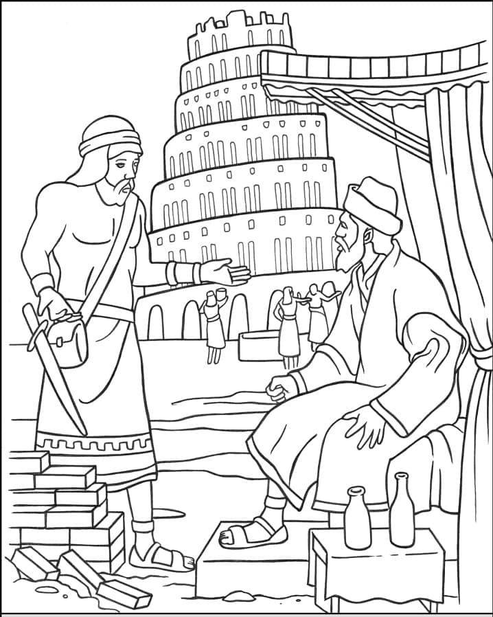 Dibujo gratuito Torre de Babel #213646 de la coleccion Edificios y Arquitectura para imprimir