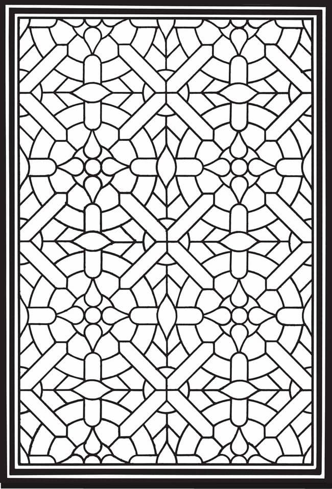 Dibujo gratuito Vitral #174284 de la coleccion Edificios y Arquitectura para imprimir