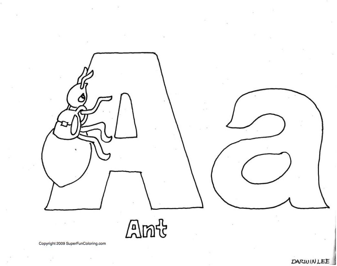 Dibujo para colorear: Alfabeto (Educativo) #124620 - Dibujos para Colorear e Imprimir Gratis