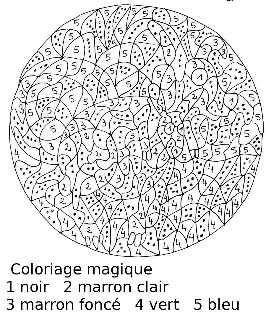 Dibujo para colorear: Dibujos mágicos (Educativo) #126106 - Dibujos para Colorear e Imprimir Gratis