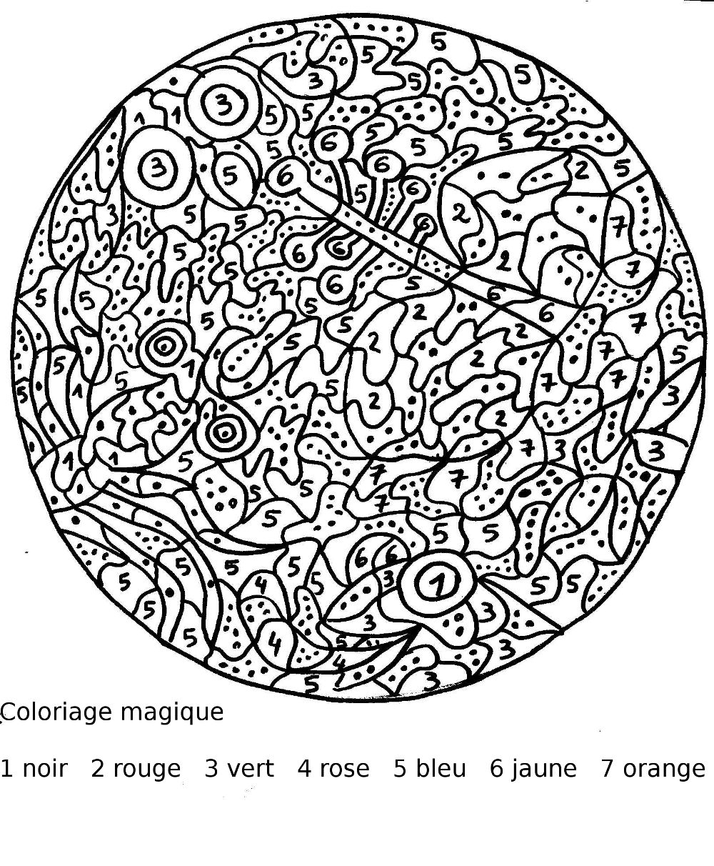 Dibujo para colorear: Dibujos mágicos (Educativo) #126110 - Dibujos para Colorear e Imprimir Gratis