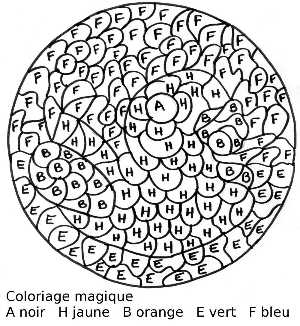 Dibujo para colorear: Dibujos mágicos (Educativo) #126148 - Dibujos para Colorear e Imprimir Gratis