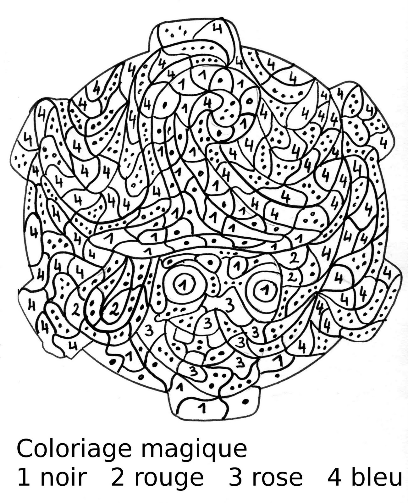 Dibujo para colorear: Dibujos mágicos (Educativo) #126204 - Dibujos para Colorear e Imprimir Gratis