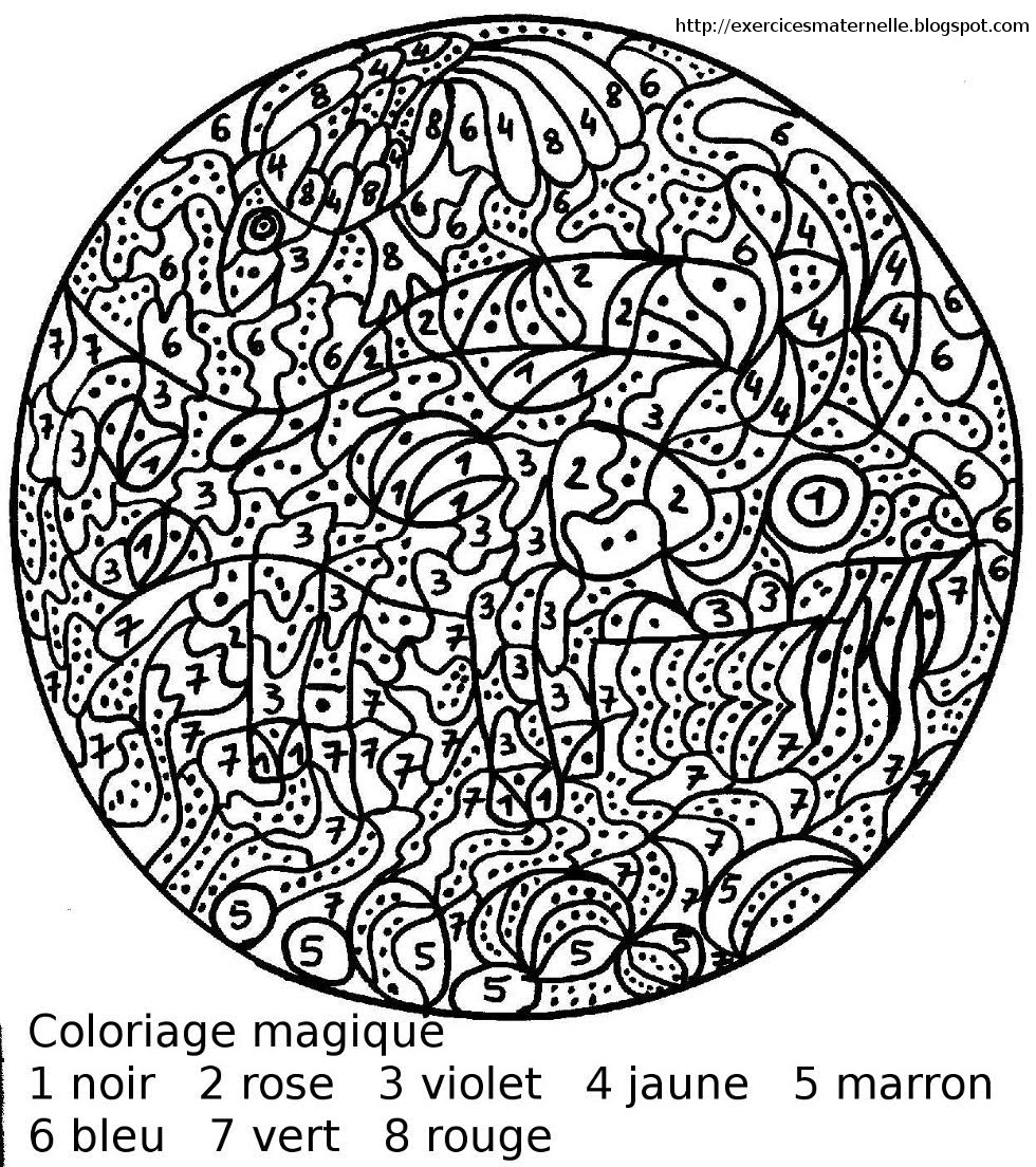 Dibujo para colorear: Dibujos mágicos (Educativo) #126232 - Dibujos para Colorear e Imprimir Gratis