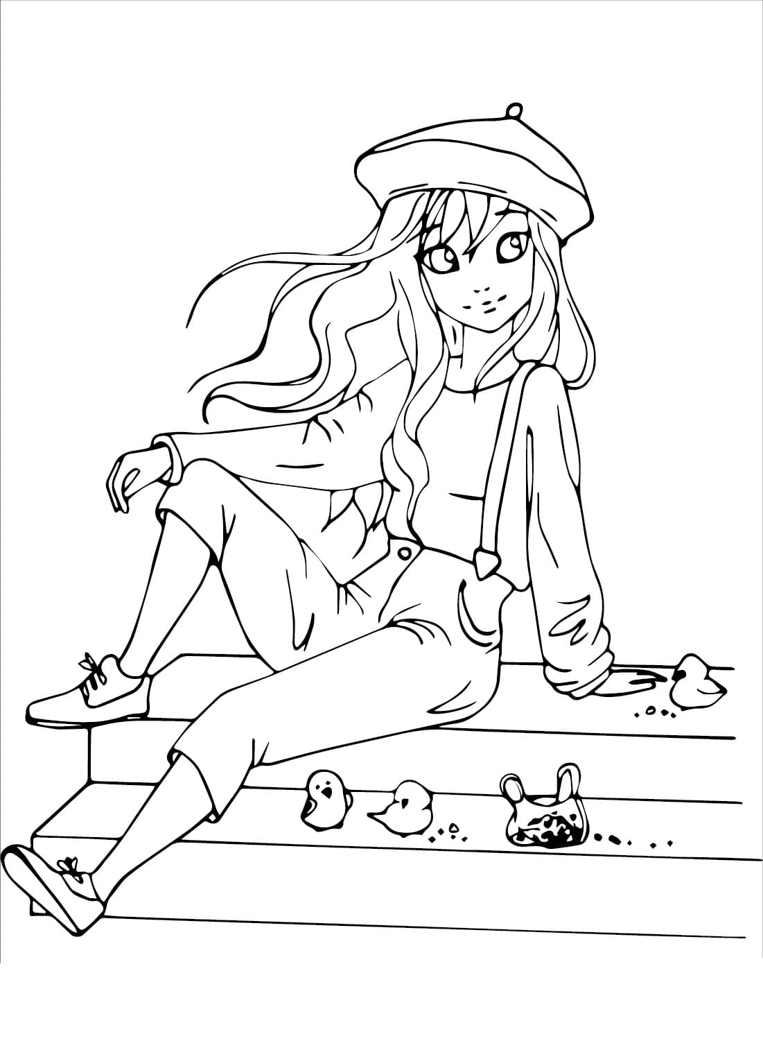 Dibujo gratuito Adolescente #194505 de la coleccion Familia y Amigos para imprimir
