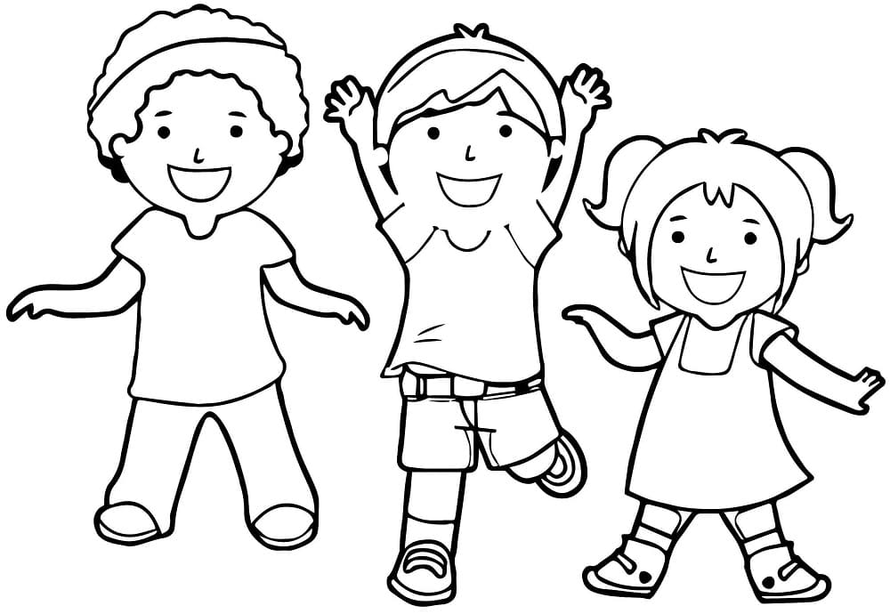 Dibujo gratuito Amistad #193105 de la coleccion Familia y Amigos para imprimir