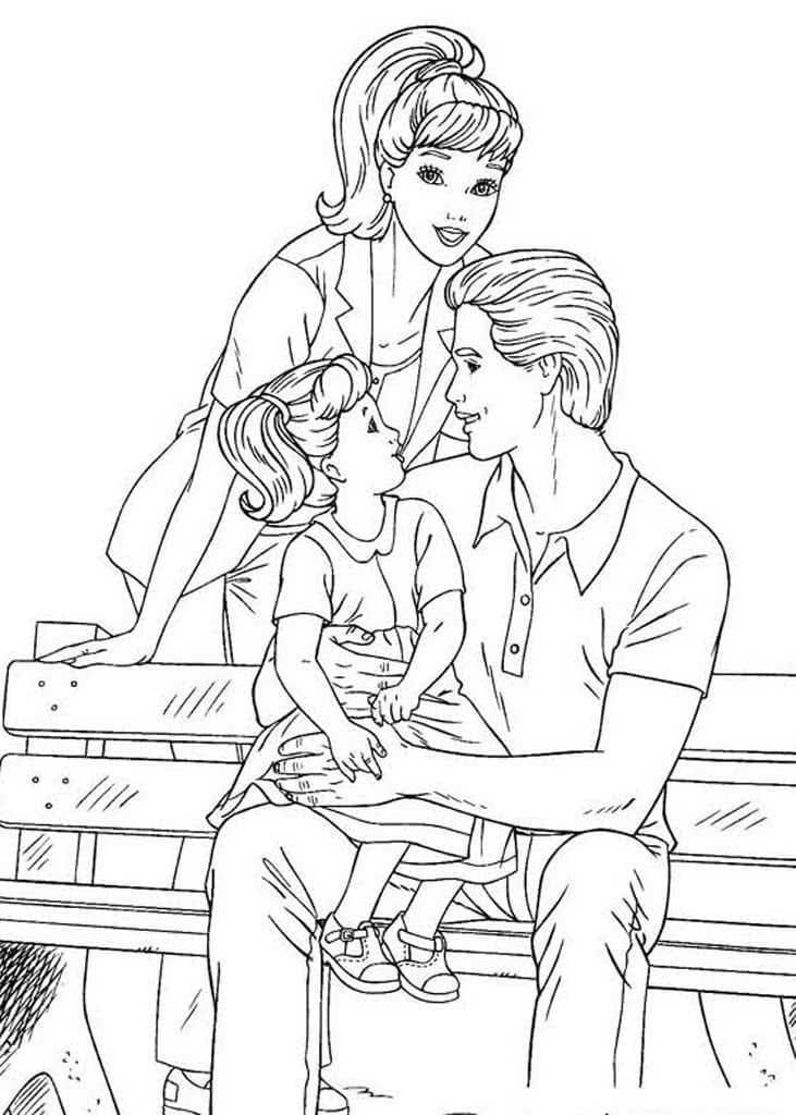 Dibujo gratuito Familia #189344 de la coleccion Familia y Amigos para imprimir