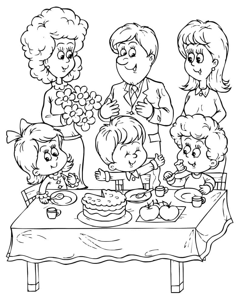 Dibujo gratuito Familia #189366 de la coleccion Familia y Amigos para imprimir Dibujo gratuito Familia #189366 de la coleccion Familia y Amigos para imprimir