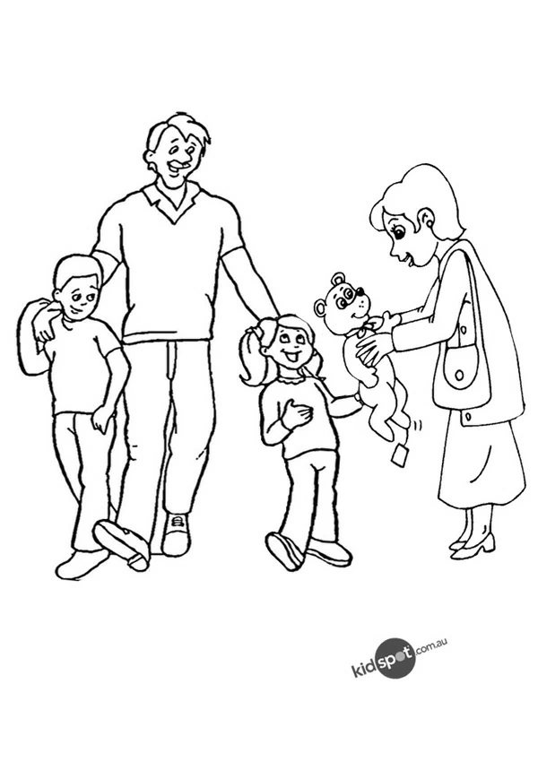 Dibujo gratuito Familia #95091 de la coleccion Familia y Amigos para imprimir