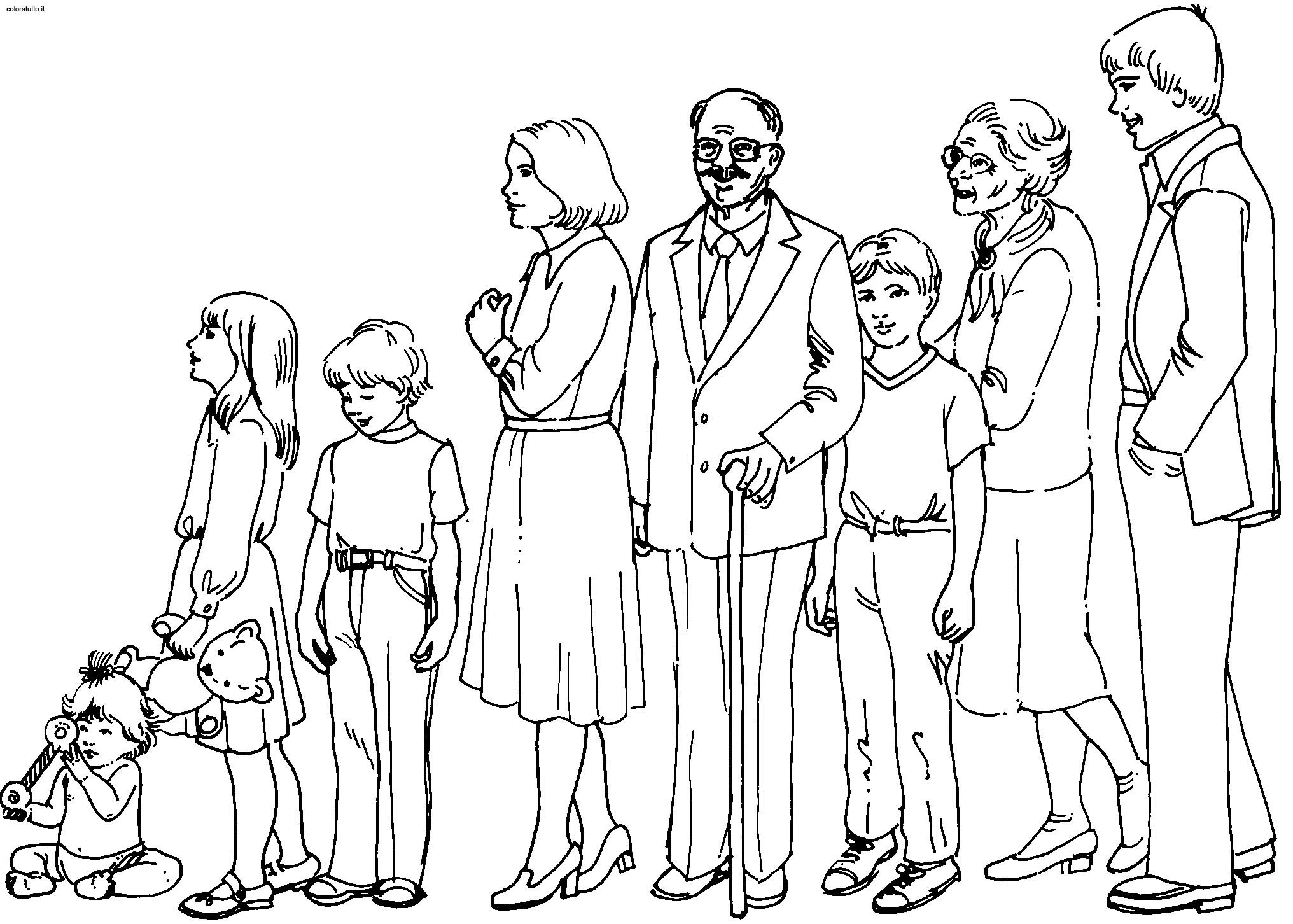 Dibujo gratuito Familia #95124 de la coleccion Familia y Amigos para imprimir Dibujo gratuito Familia #95124 de la coleccion Familia y Amigos para imprimir