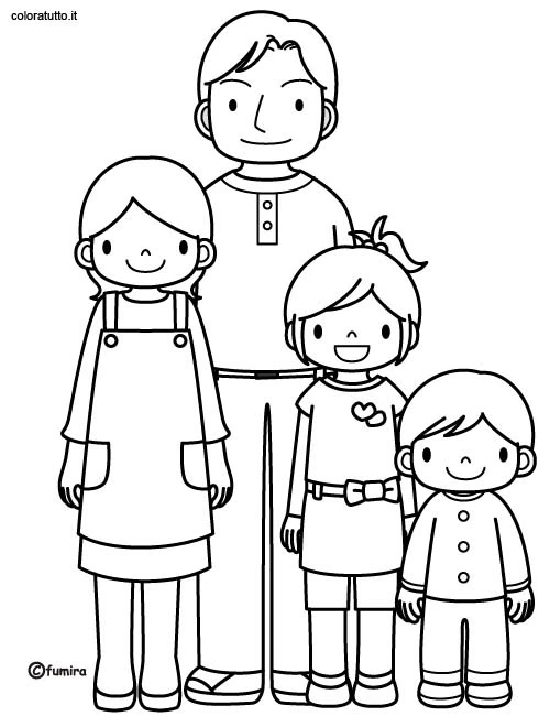Dibujo gratuito Familia #95184 de la coleccion Familia y Amigos para imprimir Dibujo gratuito Familia #95184 de la coleccion Familia y Amigos para imprimir