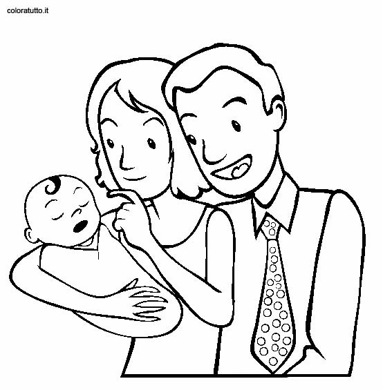 Dibujo gratuito Familia #95239 de la coleccion Familia y Amigos para imprimir
