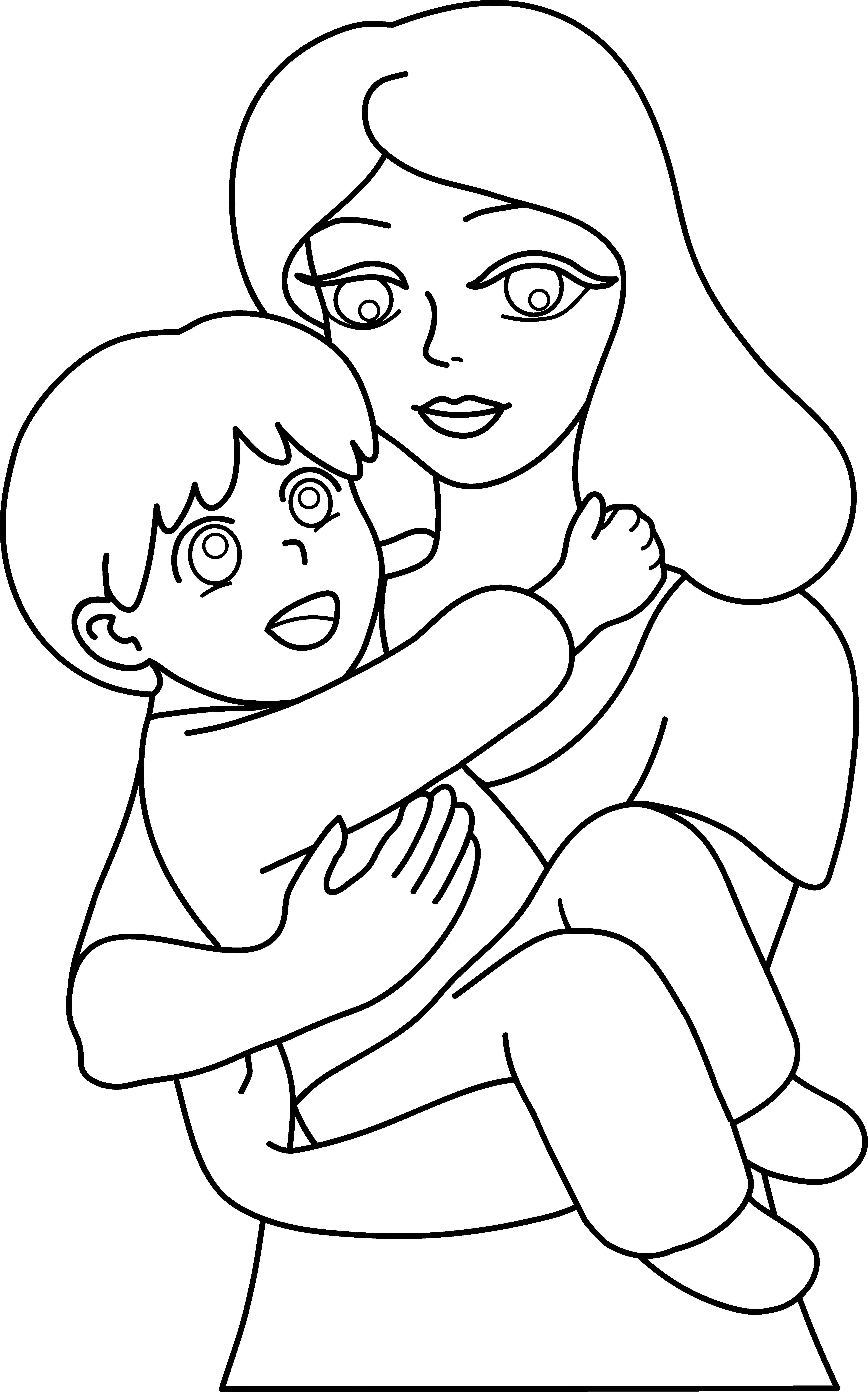 Dibujo gratuito Mamá #101189 de la coleccion Familia y Amigos para imprimir
