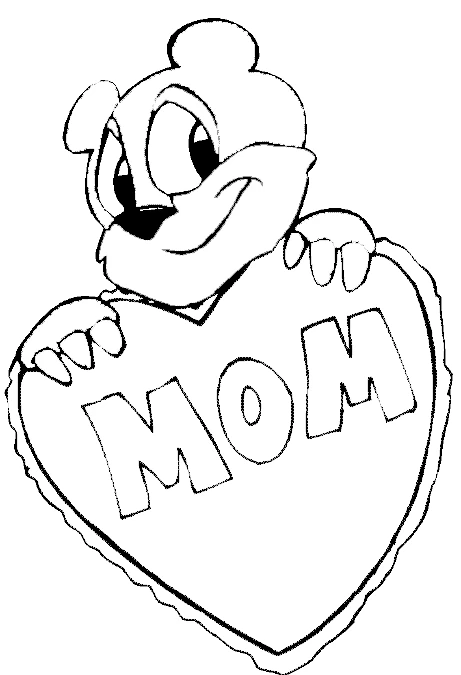 Dibujo gratuito Mamá #101226 de la coleccion Familia y Amigos para imprimir