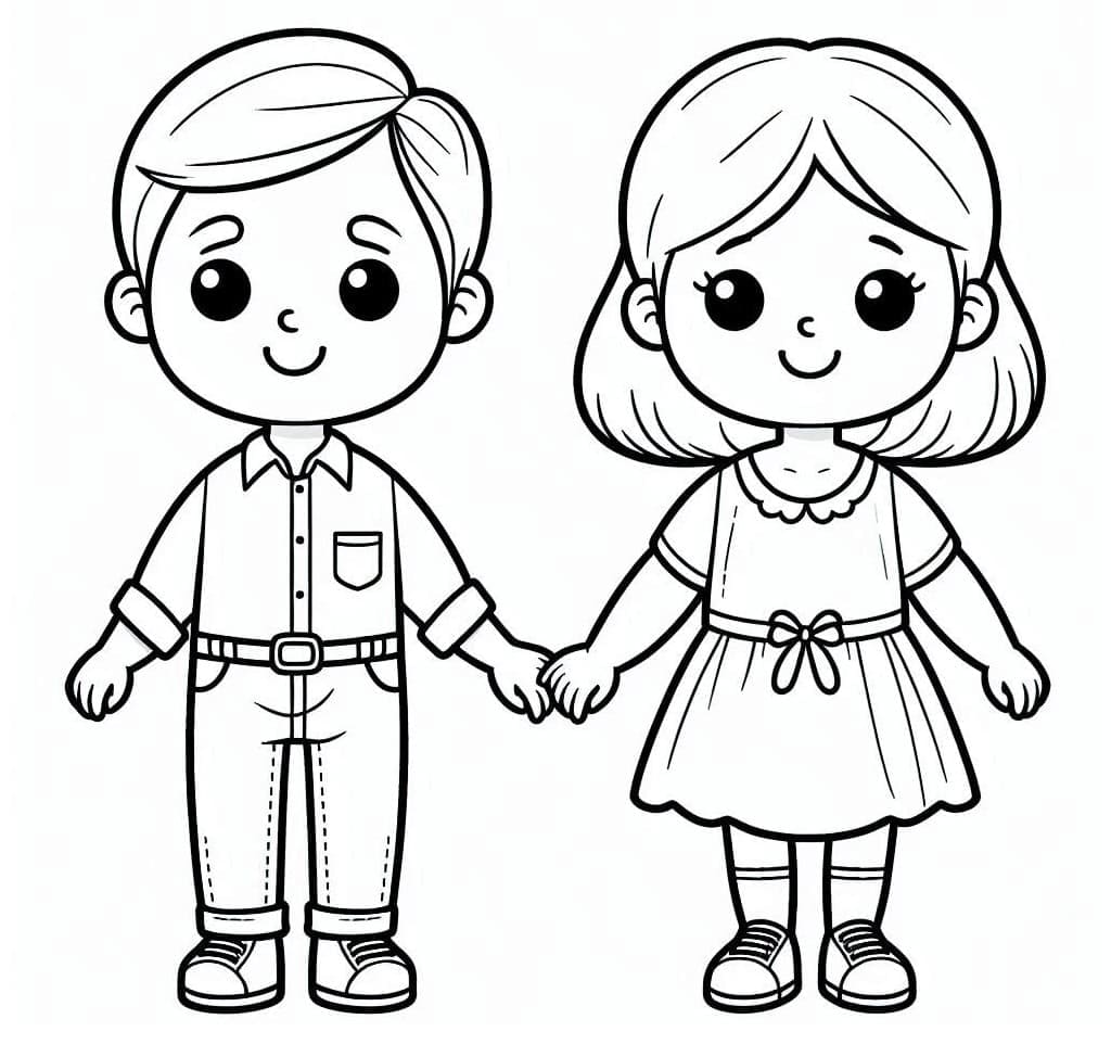 Dibujo gratuito Mamá y Papá #217758 de la coleccion Familia y Amigos para imprimir