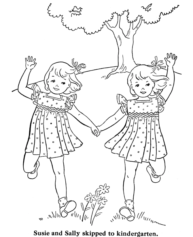 Dibujo gratuito Niña #96516 de la coleccion Familia y Amigos para imprimir