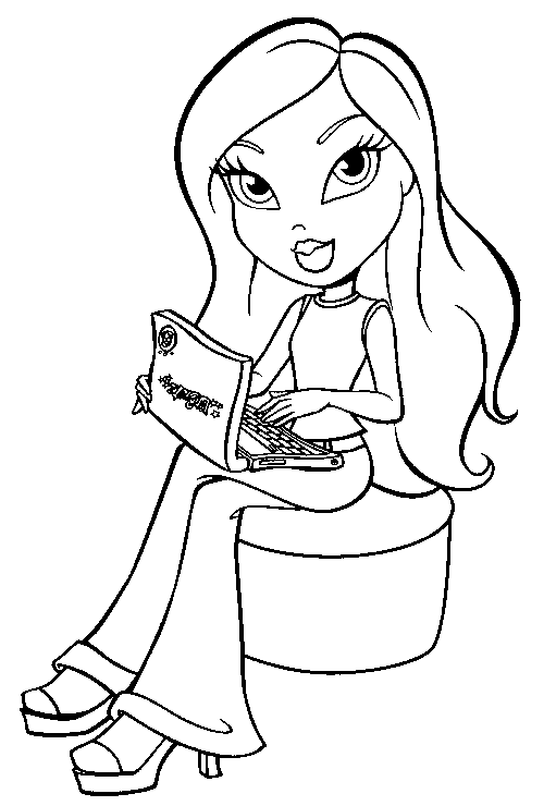 Dibujo gratuito Niña #96531 de la coleccion Familia y Amigos para imprimir