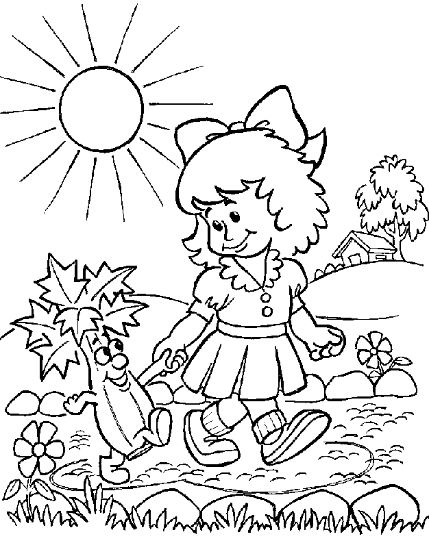 Dibujo gratuito Niña #96549 de la coleccion Familia y Amigos para imprimir