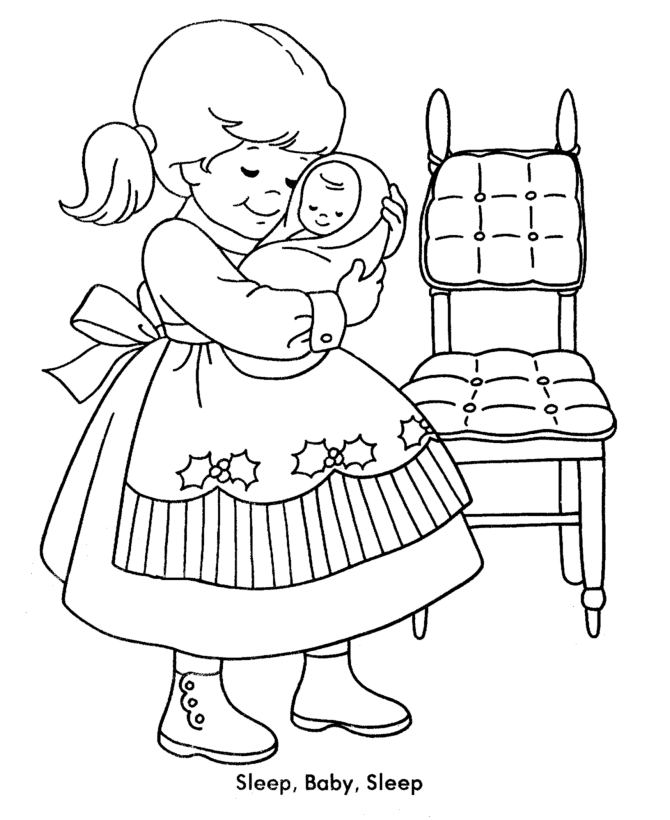 Dibujo gratuito Niña #96652 de la coleccion Familia y Amigos para imprimir