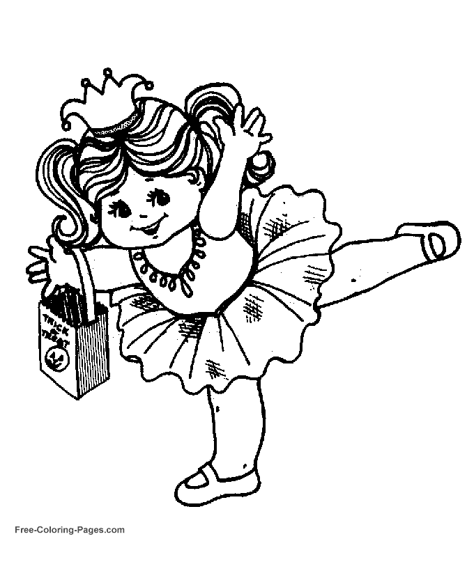 Dibujo gratuito Niña #96655 de la coleccion Familia y Amigos para imprimir